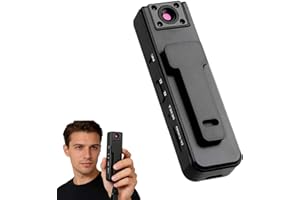 Ultra HD 2-in-1 Sports Video & Audio Recorder, Sports Action Camera, 1080P Wearable Body Camera, Night Vision, Wide Angle, Cl