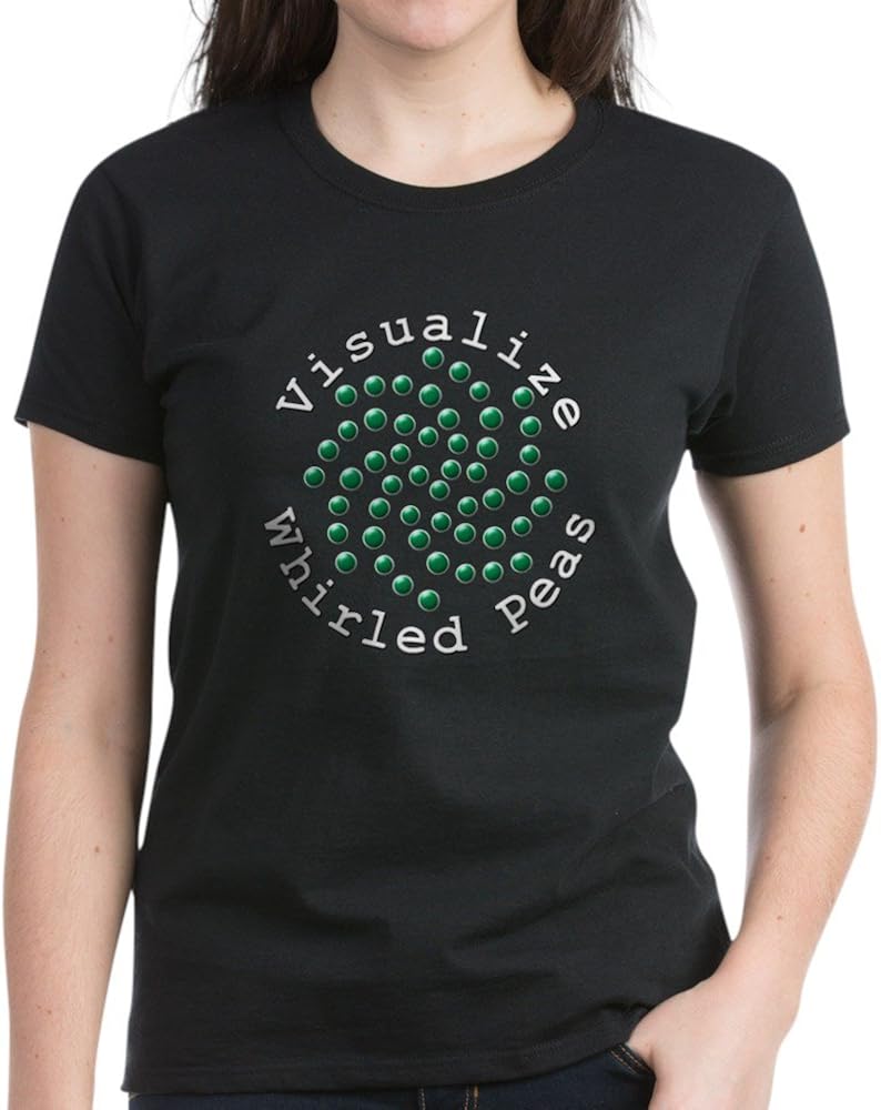 CafePress Visualize Whirled Peas 2 Womens Cotton TShirt Clothing