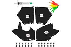 URMECCH Splash Guards Fender Liner Mud Flaps for Toyota Tundra Sequoia 2007-2021 Front 4PC Set with 24 Clips, Tire Tread Depth Gauge, Brake Lining Gauges