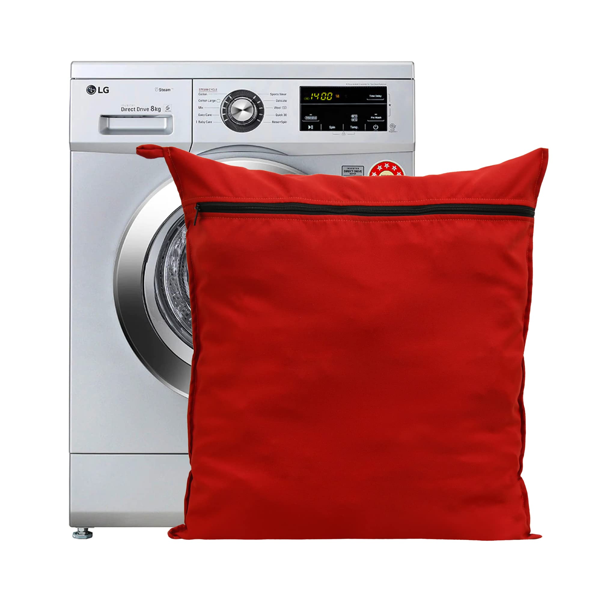 SIE Pet Laundry Bag Wash Bags in Colors (Red)