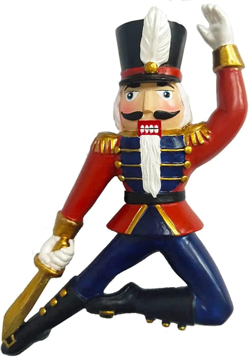 Nutcrackers - Nutcracker Ballet Gifts, Resin Christmas Ornaments for Tree, Nutcracker Ballet Decorations, Ballerina Soldier Xmas Baubles for Holiday Home Decor, Soldier, 4 Inches