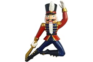 Nutcracker Ballet Gifts, Resin Christmas Ornaments for Tree, Nutcracker Ballet Decorations, Ballerina Soldier Xmas Baubles for Holiday Home Decor, Soldier, 4 Inches