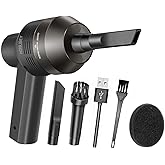 Honlibey New Cordless Mini Computer Vacuum, Portable Vacuum Cleaner Keyboard Cleaner Kit - Cleaning Dust, Hairs, Crumbs, Scra