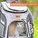 RETRO PUG Cat Carrier Backpack - Front Pack - Airline Approved - Strap Adjustable - Pet Carriers for Small Dogs and Cats - Travel, Hiking, Outdoor with Dog - Include Fleece Pad - Up to 10 lbs