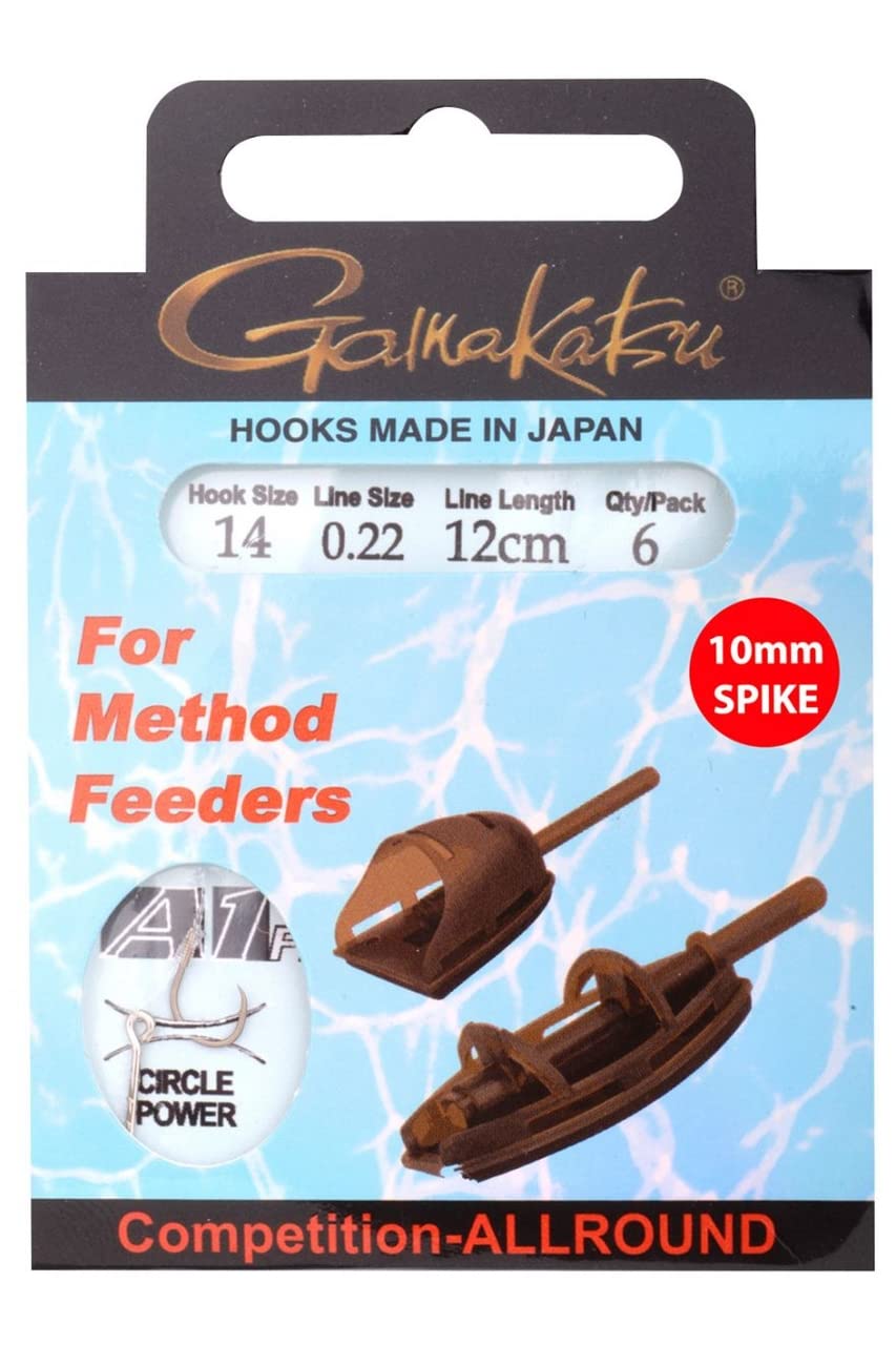 Gamakatsu Method Feeder Spike Hook Size 10