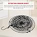 Tai-ying 3 Tier Wire hanging fruit baskets，Vegetable or Fruit hanging basket Kitchen Storage Handmade Basket,Black