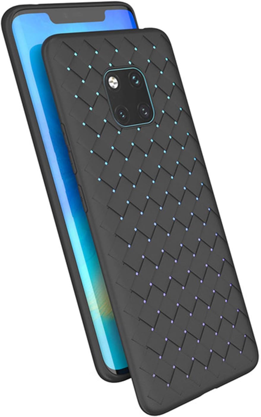 UNIYA Huawei Mate 20 Pro Case, TPU Breathable Weaved Anti-Scratch Anti-Shock Anti-Fingerprint Full Protective Case