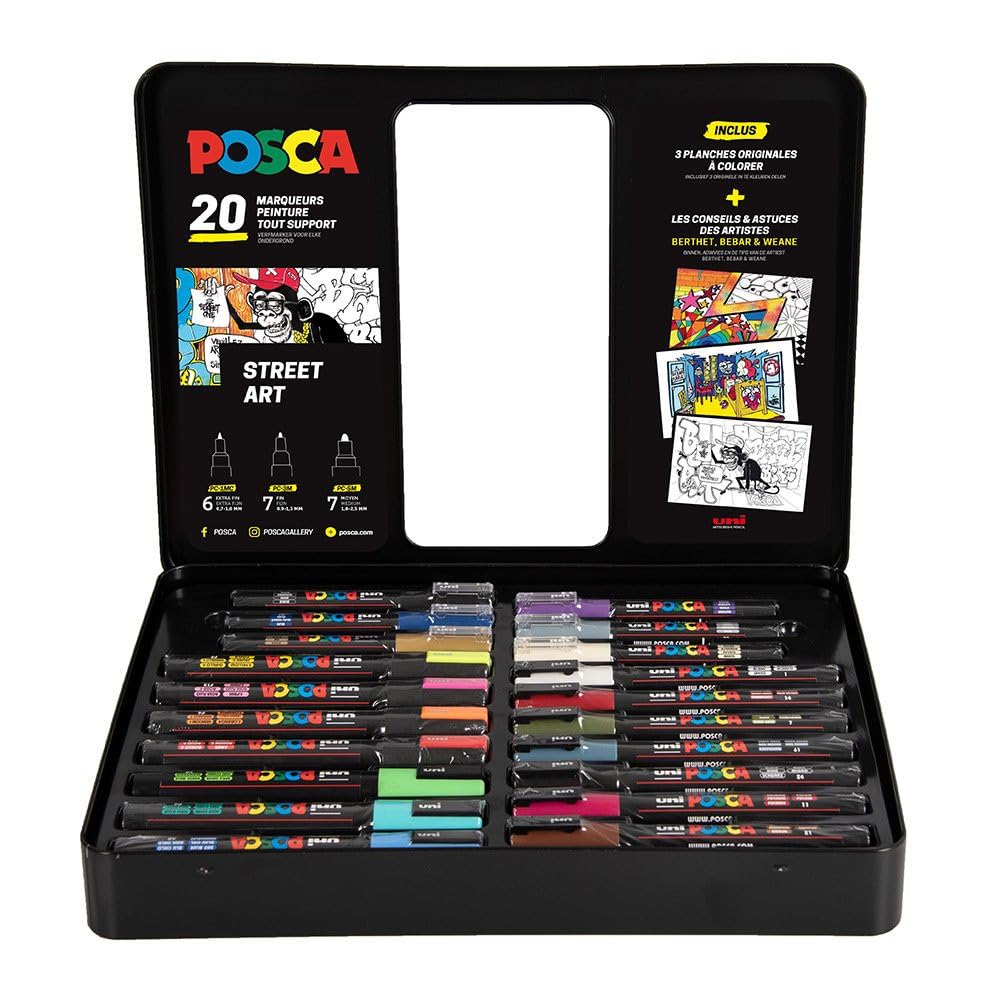 POSCA Case of 20 Street Art Markers