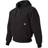 DRI Duck Men's 5020 / 5020T Cheyenne Hooded Boulder Cloth&trade; Zip Up Work Wear Jacket with Tricot Quilt Lining