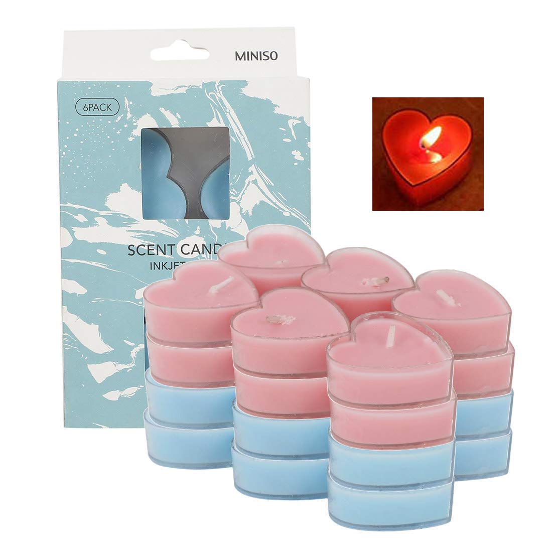 Buy MINISO Wax Candles Set, 24 Pack, Scented Online at Low Prices in India Amazon.in