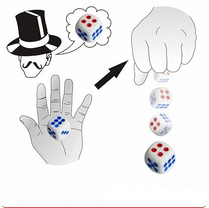 Amazon Com Mentalism Magic Tricks Automatic Dice Toys Games