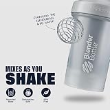 BlenderBottle Classic V2 Shaker Bottle 590ml Pebble Grey with BlenderBall view 3