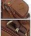 Zerlar Men's Chest Pack Crossbody Bag Vintage Canvas Shoulder Sling Bag Rucksack