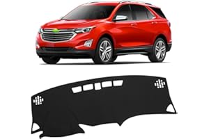 FIILINES Dash Cover Compatible with Chevy/Chevrolet Equinox 2018-2023 Dashboard Mat Cover Equinox Accessories Sunshade Nonslip Mesh Protector No Glare
