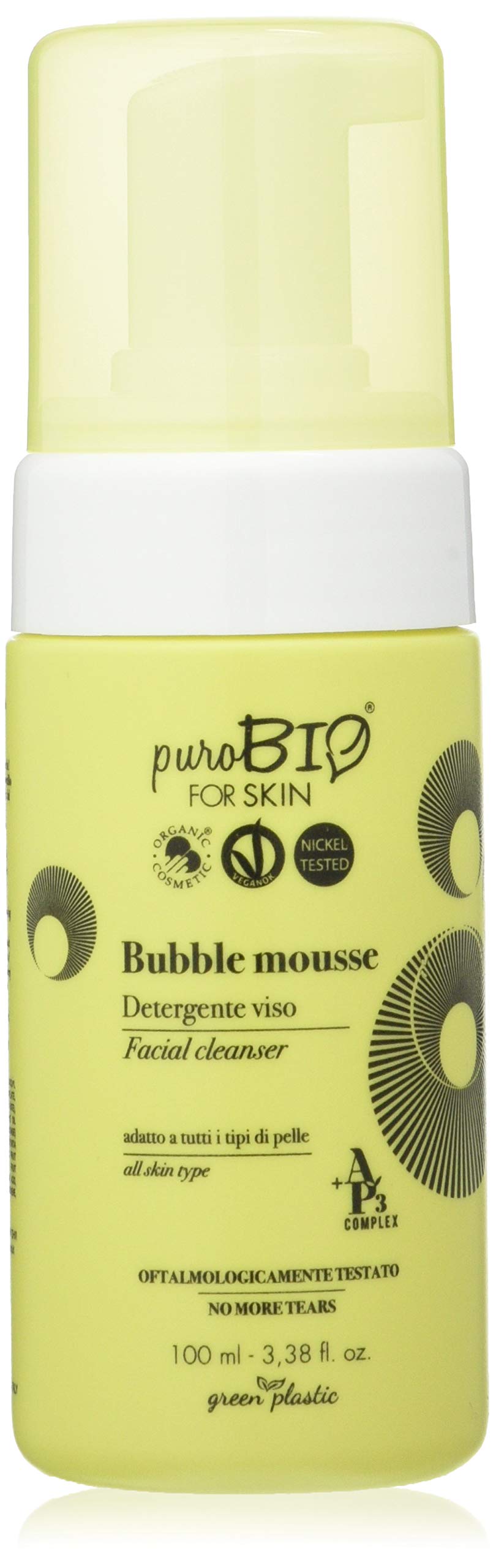 PuroBio Bubble Mousse Facial Cleanser,8051411363668