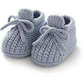 DovFanny Baby Booties Newborn Baby First Shoes Cozy Warm Knit Soft Booties for Toddler Infant Boy Girl