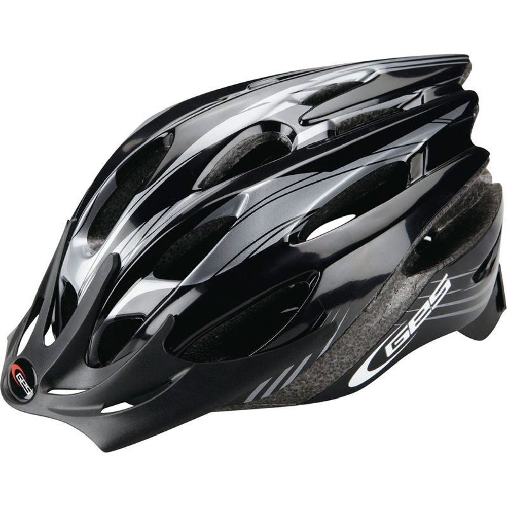 GES 288051 Helmet, Black and Grey and White, Size L, 58 – 62