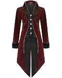 Produktbild von Widmann Gothic Mantel Aus Samt, Steampunk Frack  22530 Bordeaux Widmann S R L
