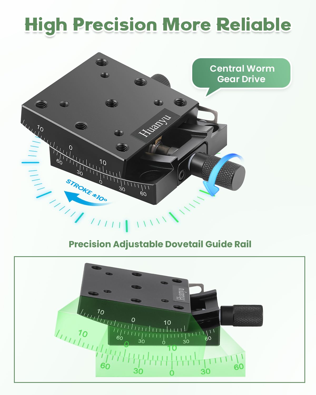 Mua Huanyu Precise Manual Goniometer Stage 65x65mm Optical Positioning ...