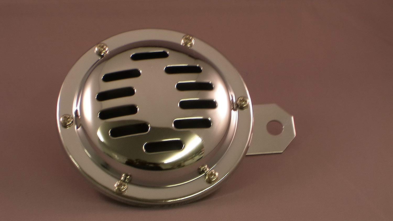 Bike It Motorcycle Horn 12V High Chrome 110Db Classic Chrome Slit Design Motorbike Universal