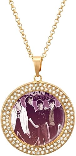 Amazon デュラン デュラン ネックレス アクセサリー レディース メンズ 合金 プレゼント 誕生日 丸型 ジュエリー 母の日ギフト ゴールド ファッション 専用box付 ネックレス 通販