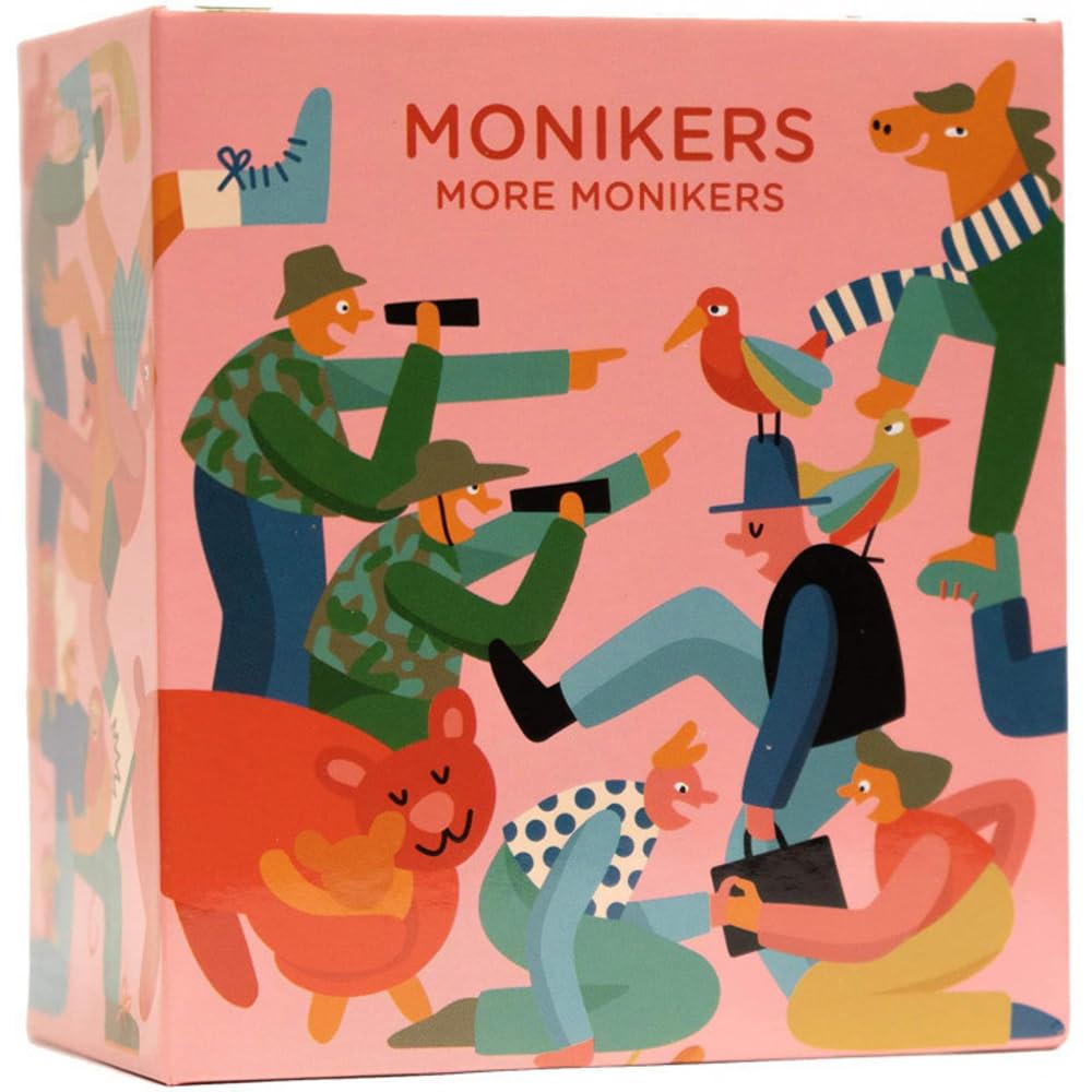 CMYK Monikers More A Complete Party Game That Respects Your Intelligence, Standalone Game Set for Ages 17+, A11