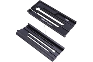 iShoot Clamp Adapter Converter for 39mm Arca-Swiss Fit Camera Quick Release Plate Converted to Compatible with Manfrotto Trip