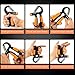 TOMSHOO Hand Grip Strengthener Hand Strength Trainer Exerciser Gripper Adjustable Resistance 22-88 Lbs Update With Counter