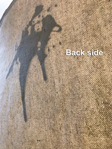 All Purpose 100% 4 x 12 Cotton Canvas Drop Cloth By Q.C.C -This size Includes a Complimentary TOTE BAG to carry your Drop Cloth / Eco friendly and Every Contractor's choice.