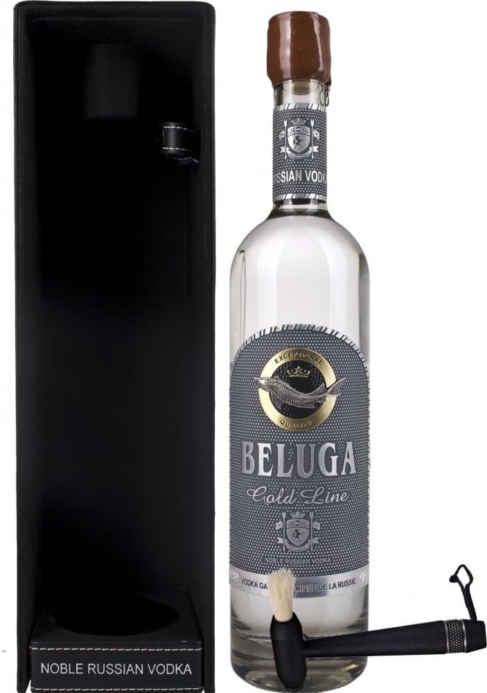 Beluga Vodka Gold Line Leather 70 cl Amazon.co.uk Grocery