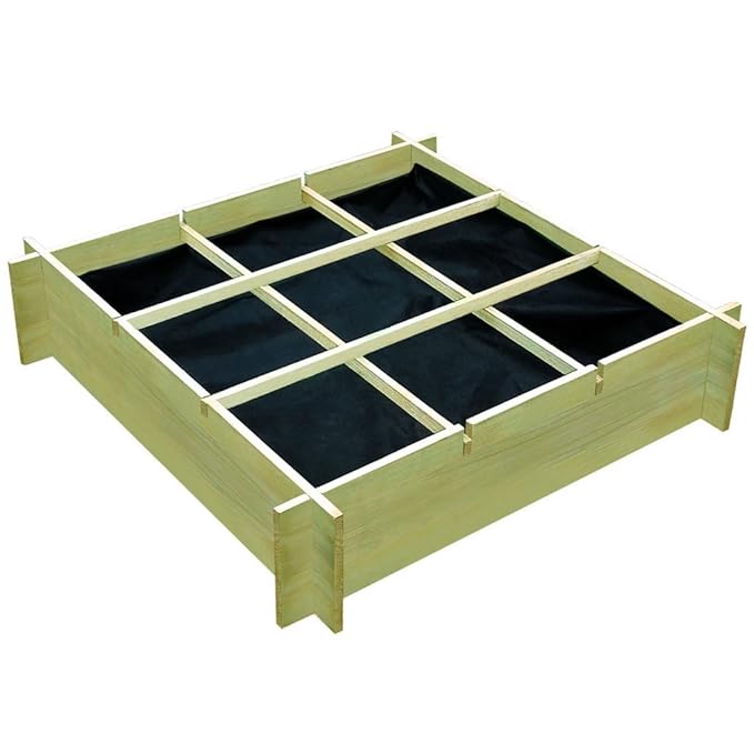 Festnight Jardinera para Cultivar sus Verduras y Flores de Madera ...