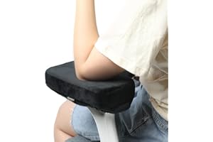 Aguoguo Office Chair Armrest Pillow, New Extended 11" Office Chair Armrest Cover Cushion, Memory Foam Gaming Chair Arm Cover,