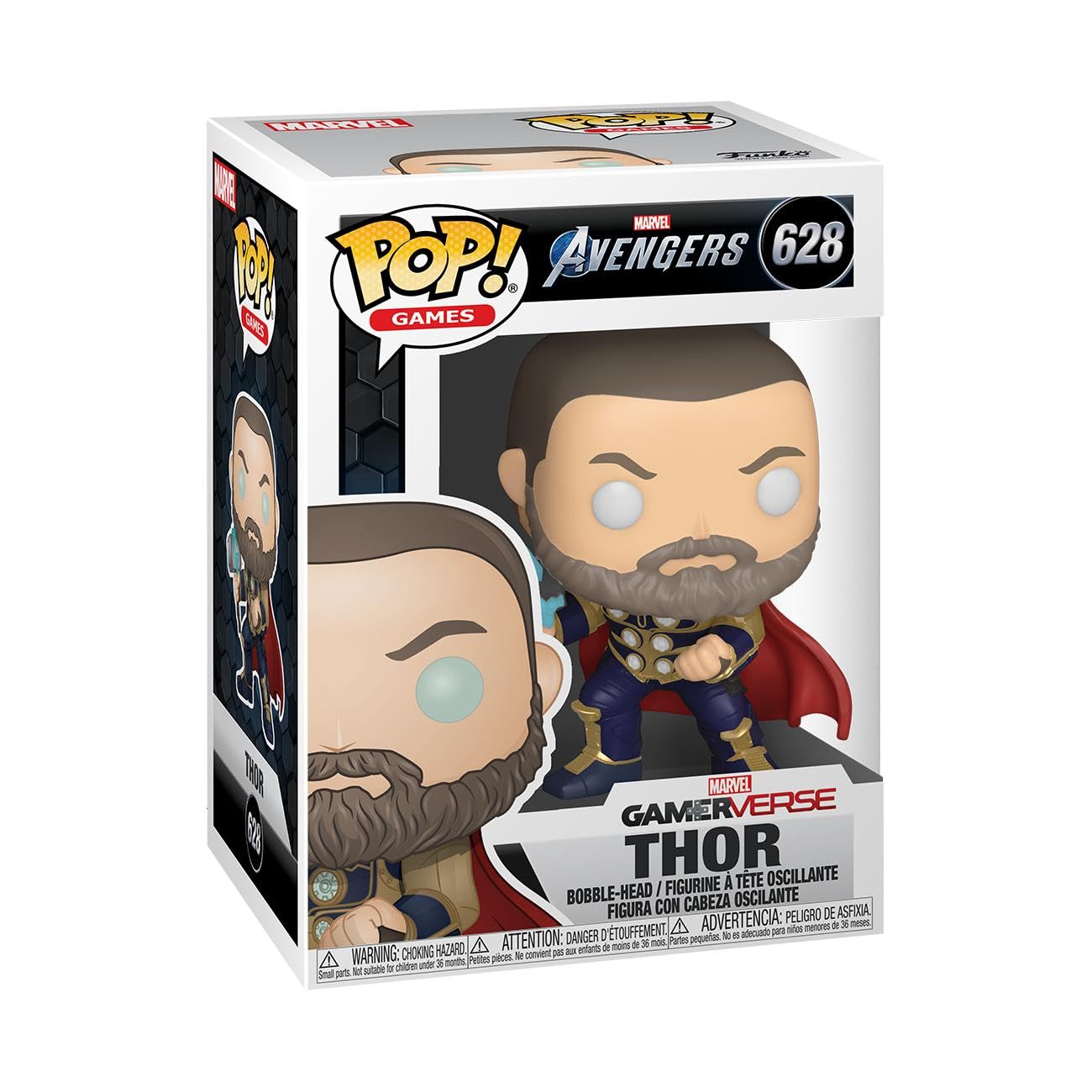 Funko POP! Marvel: Marvel Avengers Game-Thor - (Stark Tech Suit) - Collectable Vinyl Figure - Gift Idea - Official Merchandise - Toys for Kids & Adults - Video Games Fans