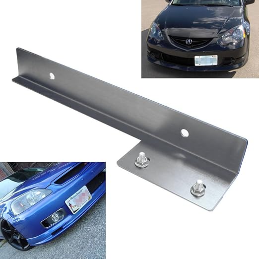 iJDMTOY JDM Style Universal Fit Front Bumper License Plate