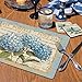 Counterart Blue Hydrangeas Hardboard Placemat, Set of 2