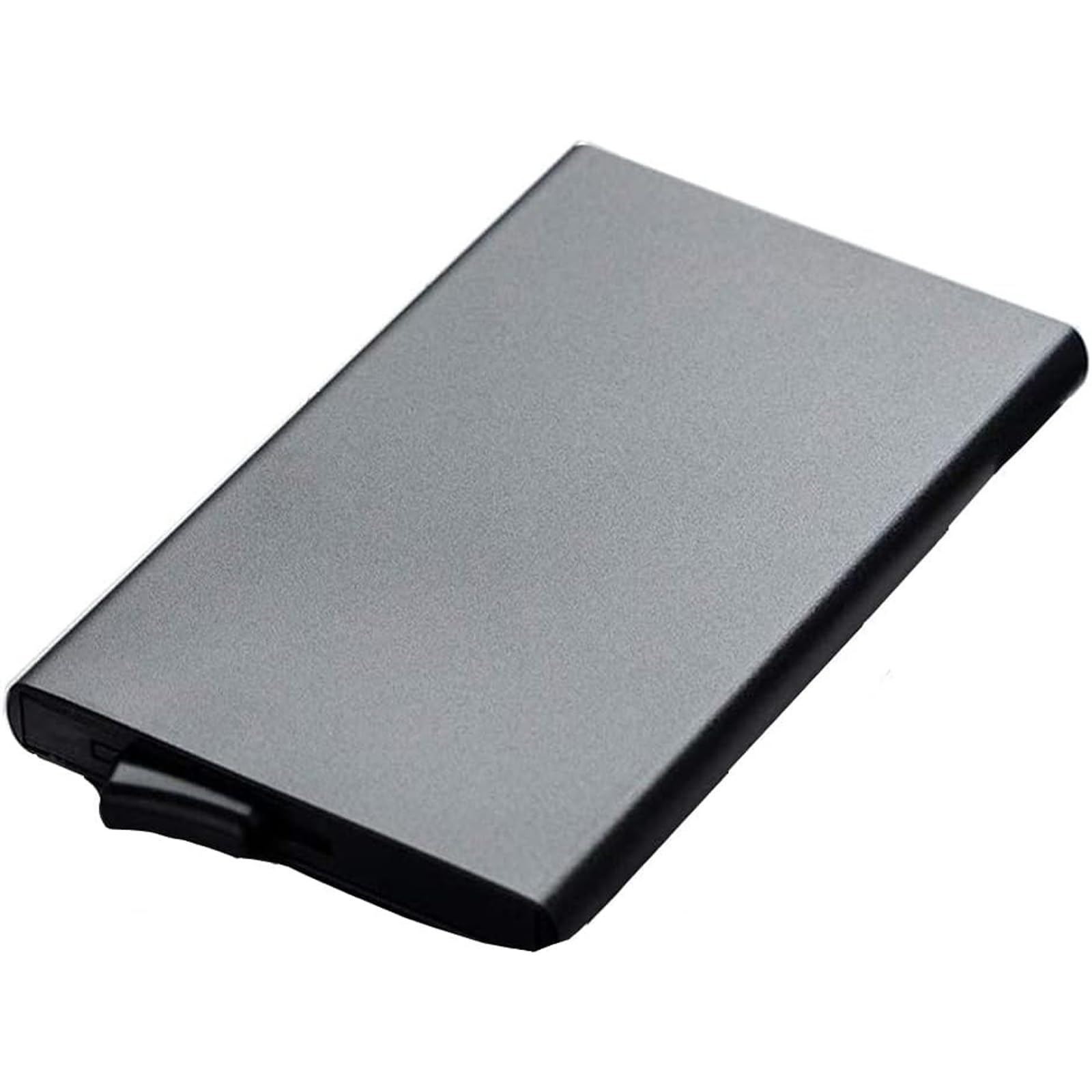 Lerkely RFID Card Holder Wallet, RFID Blocking Credit Card Holder, Pop Up Metal Card Holder Minimalist Mens Card Wallet Slim Metal Card Case for 5 Cards