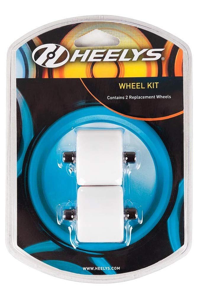 Heelys Replacement Fats Wheels With ABEC 5 Bearings (White, Medium)
