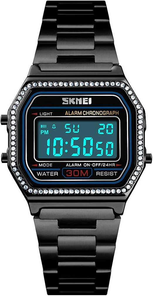 square dial digital watches