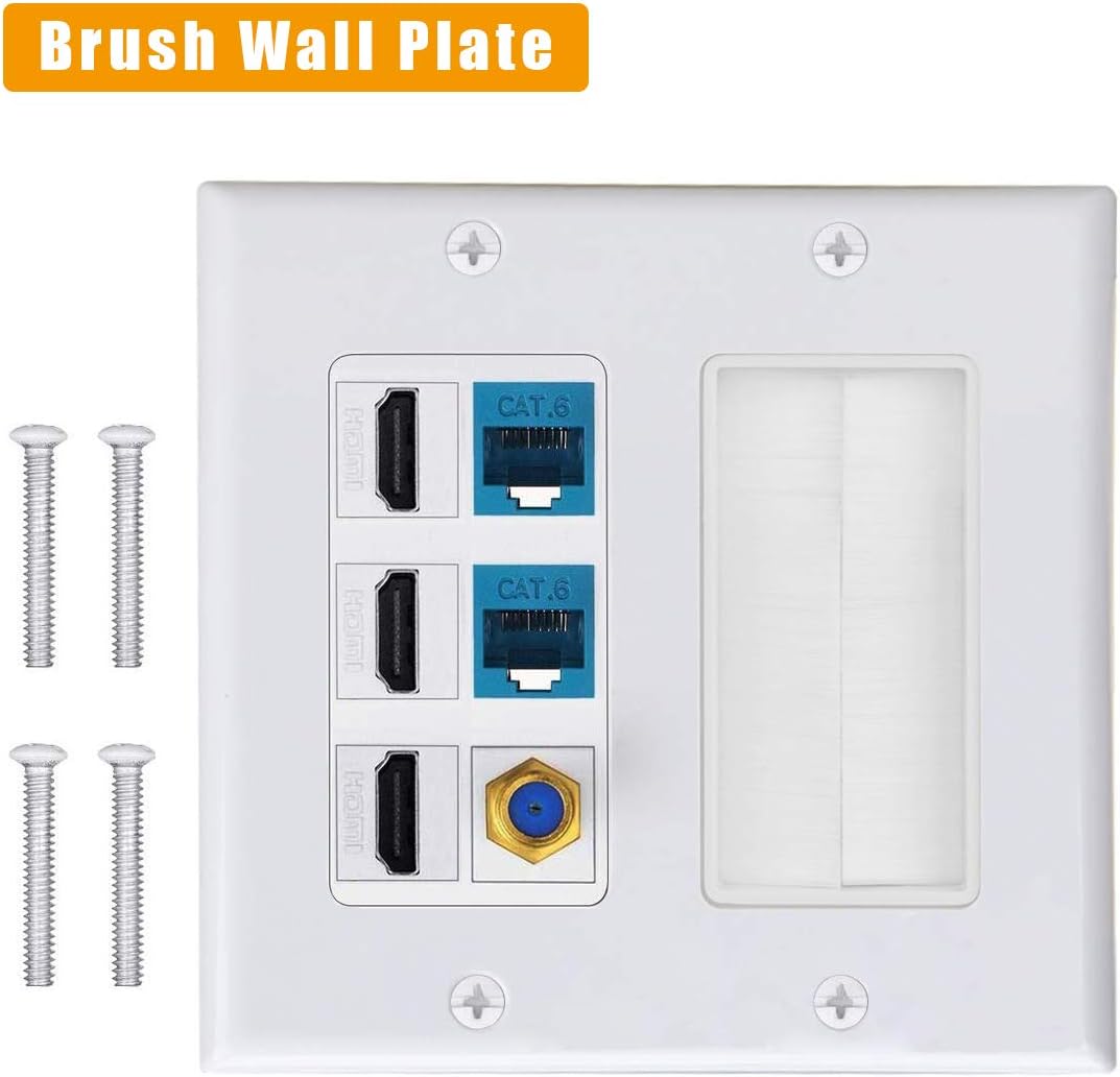 Best Home Theater Wall Plate 3 Gang
