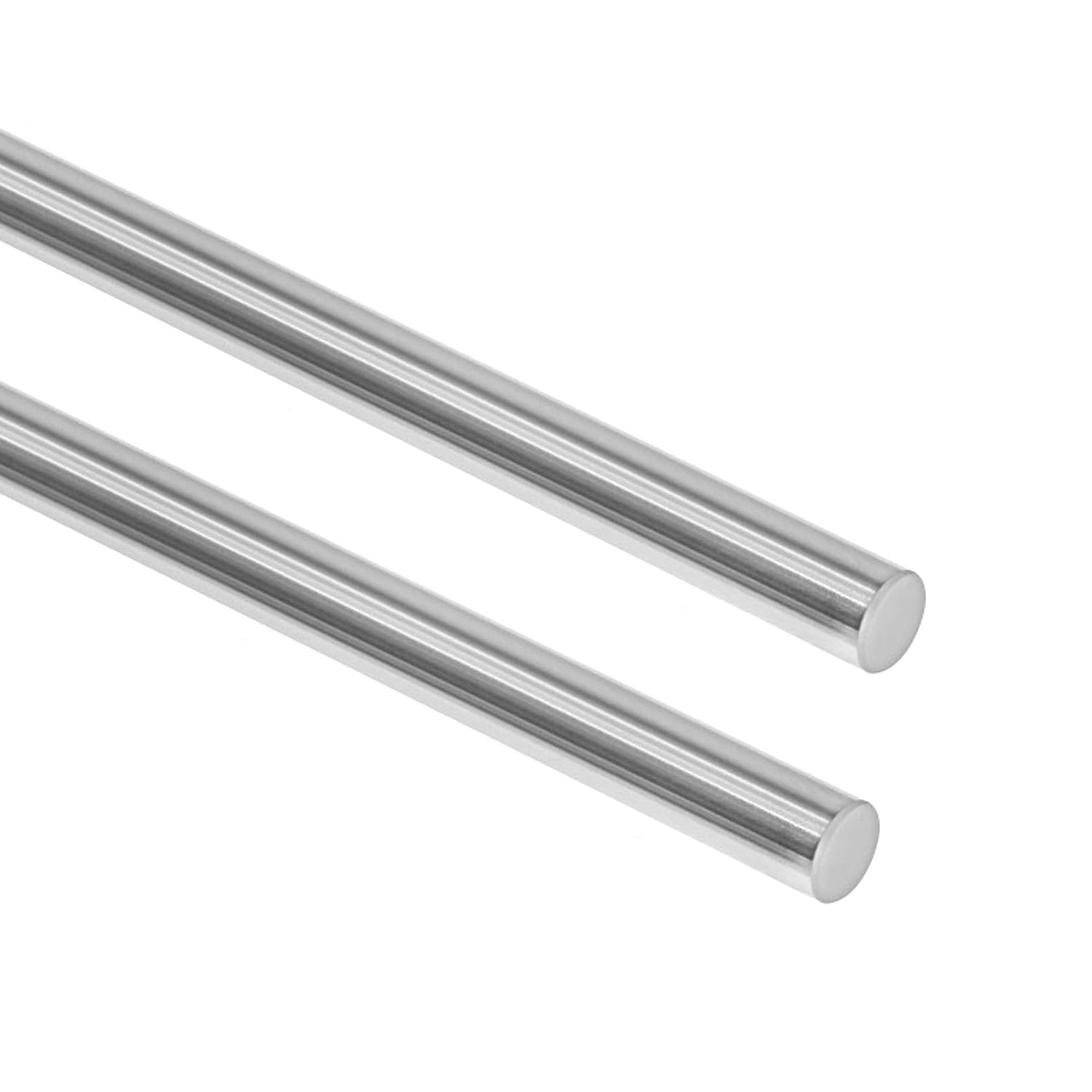 Linear Motion Rods, 2PCS 12mm x 200mm(0.472 x 7.87 inches) Case Hardened Chrome Linear Rail