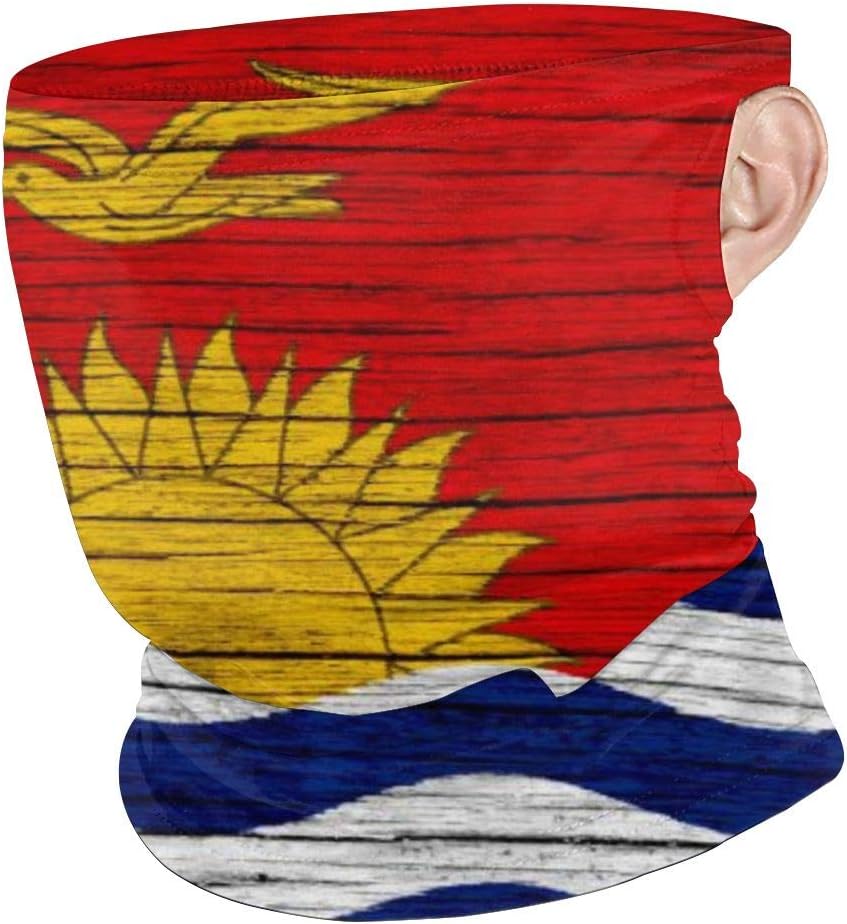 Flag Of Saint Lucia Wooden Texture Novelty Windbreak Face Mask Scarf Bandana Ear Loops Balaclava Neck Gaiters Gifts