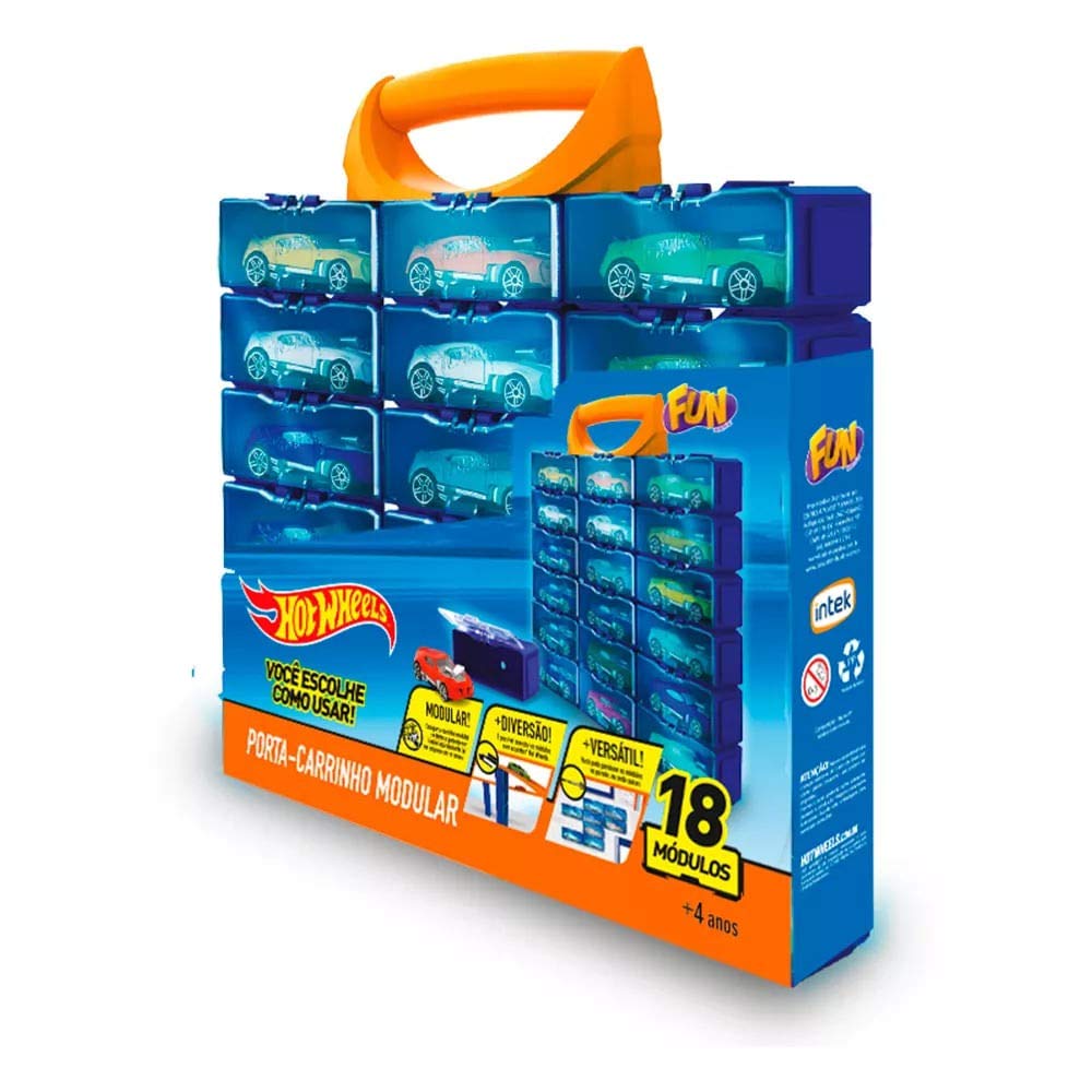 Wallatoys - Car Case One HW Pack 18, Multicoloured (HWCC8 B)