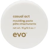 EVO Casual Act Light Hold Hair Styling Paste for All Hair Types - Adds Texture, Matte Finish &amp; Separation