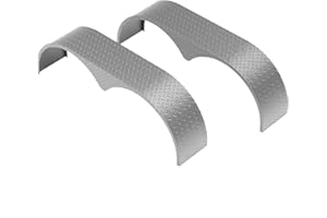 SUNVASAGOO 2Pcs Tandem Trailer Fender Double Axle Compatible with 13-15 Inch Wheels Teardrop Pair Enclosed Trailers 66" x 9.1" x 20" Fr Car Hauler Trailer,Cargo Trailer,Utility Trailer