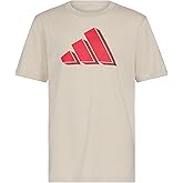 Adidas Boys Short Sleeve Big Logo Graphic Tee Shirt