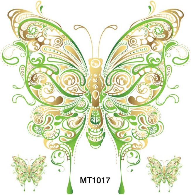 Colorful Green Butterfly Wall Decal Sticker for Home Nursery Room Decor