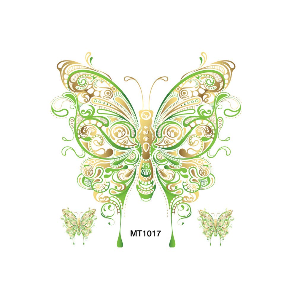 Colorful Green Butterfly Wall Decal Sticker for Home Nursery Room Decor