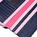 Women's Long Multi-card Position Clutch Wallet Card Holder Purse With Zipper (Dark Blue)
