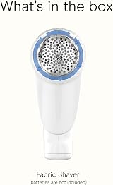 Conair Battery Operated Fabric Shaver Fuzz Lint Remover White Portable view 8