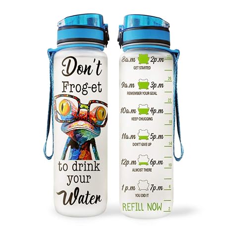 Mua 64HYDRO 32oz 1Liter Motivational Water Bottle with Time Marker ...